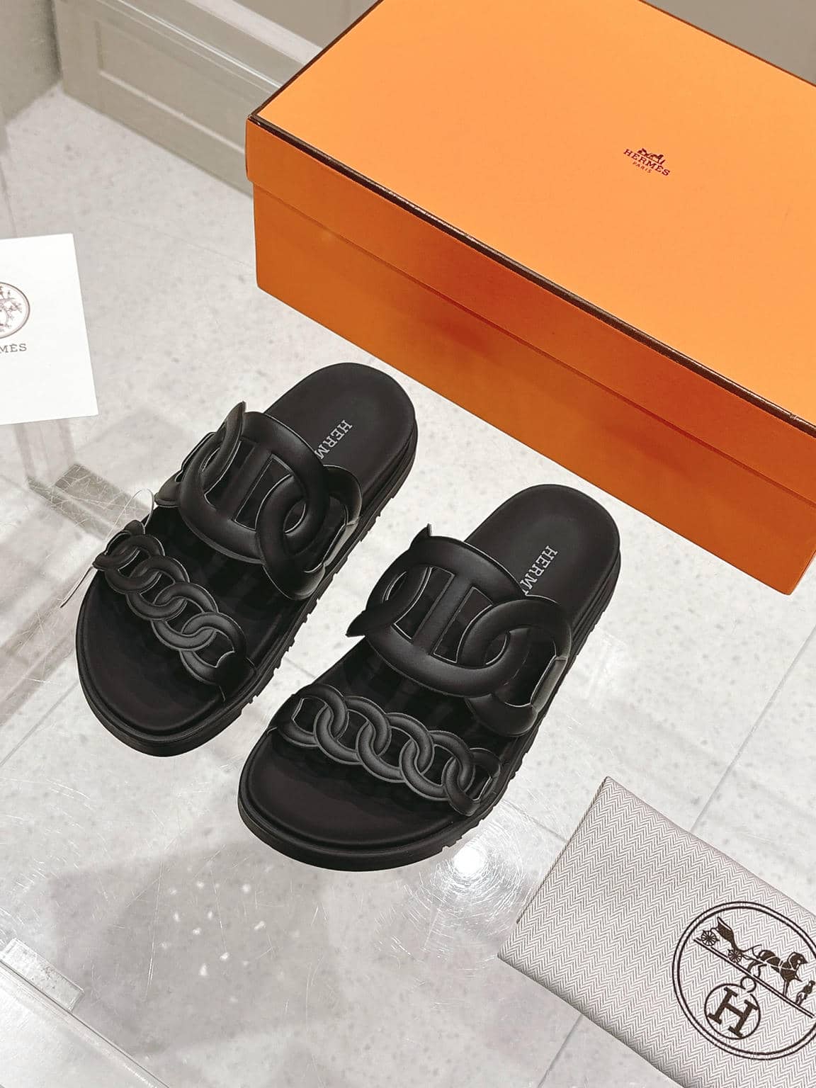 Hermes Slippers 2-27